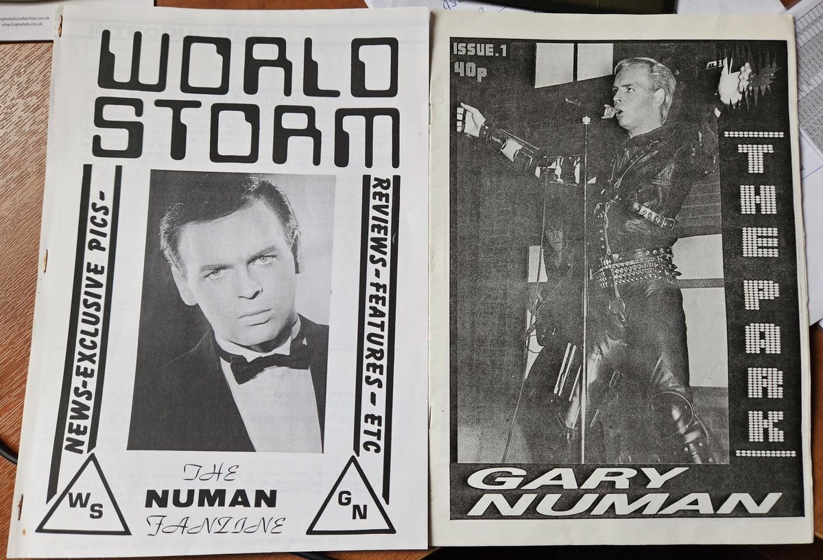 Was somebody after the 1st issue of My World Storm Fanzine? I found the 1st issue of The Park too whilst rummaging in a forgotten folder.