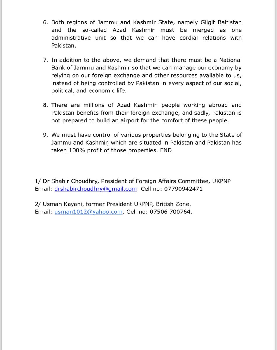 People from Pakistan Occupied Kashmir (POK) demand first right on their natural resources including water bodies as well as electricity. PoK Civil Society condemns violence & extremism by Pakistani security forces and paramilitary against innocent civilians. Global media silent.