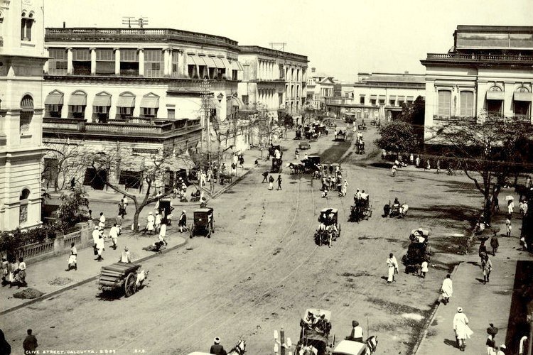 Clive Street, Calcutta in 1870.