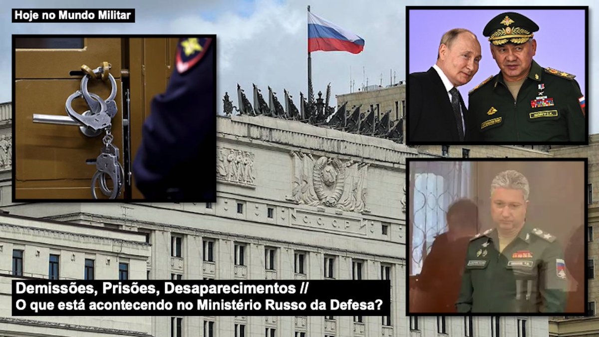 Demissões, Prisões, Desaparecimentos – O que está acontecendo no Ministério Russo da Defesa? youtu.be/T6WL6vWMN8A