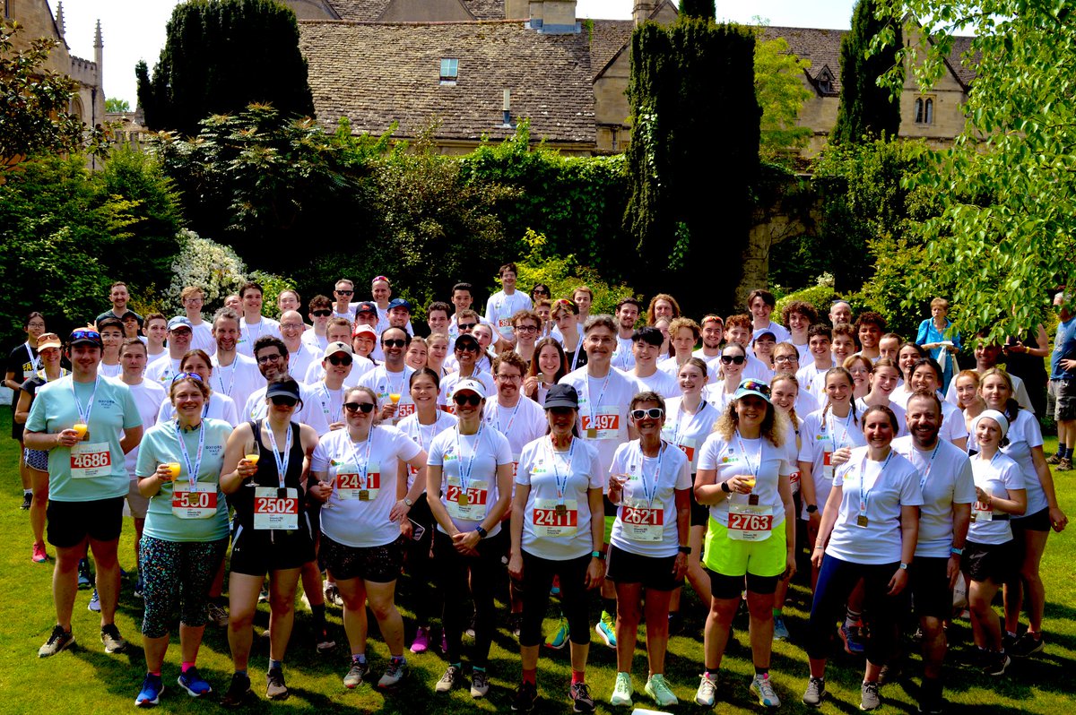 Huge congrats to team Magdalen - the biggest team on the day with 91 runners! What a brilliant community