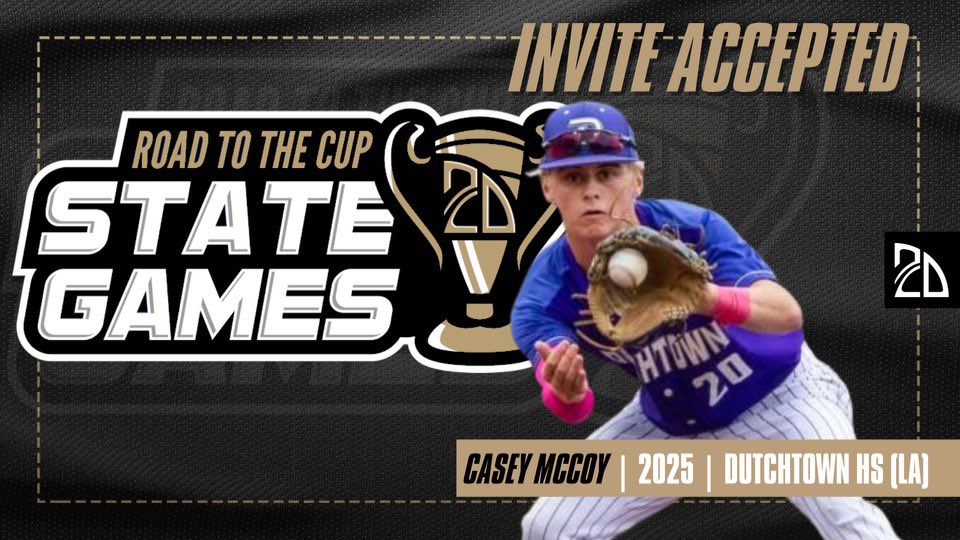⭐️ Casey McCoy ⭐️ 2D State Games June 4th at University of Lafayette @casey2607 | @DTHSbaseball | @nathansark2D