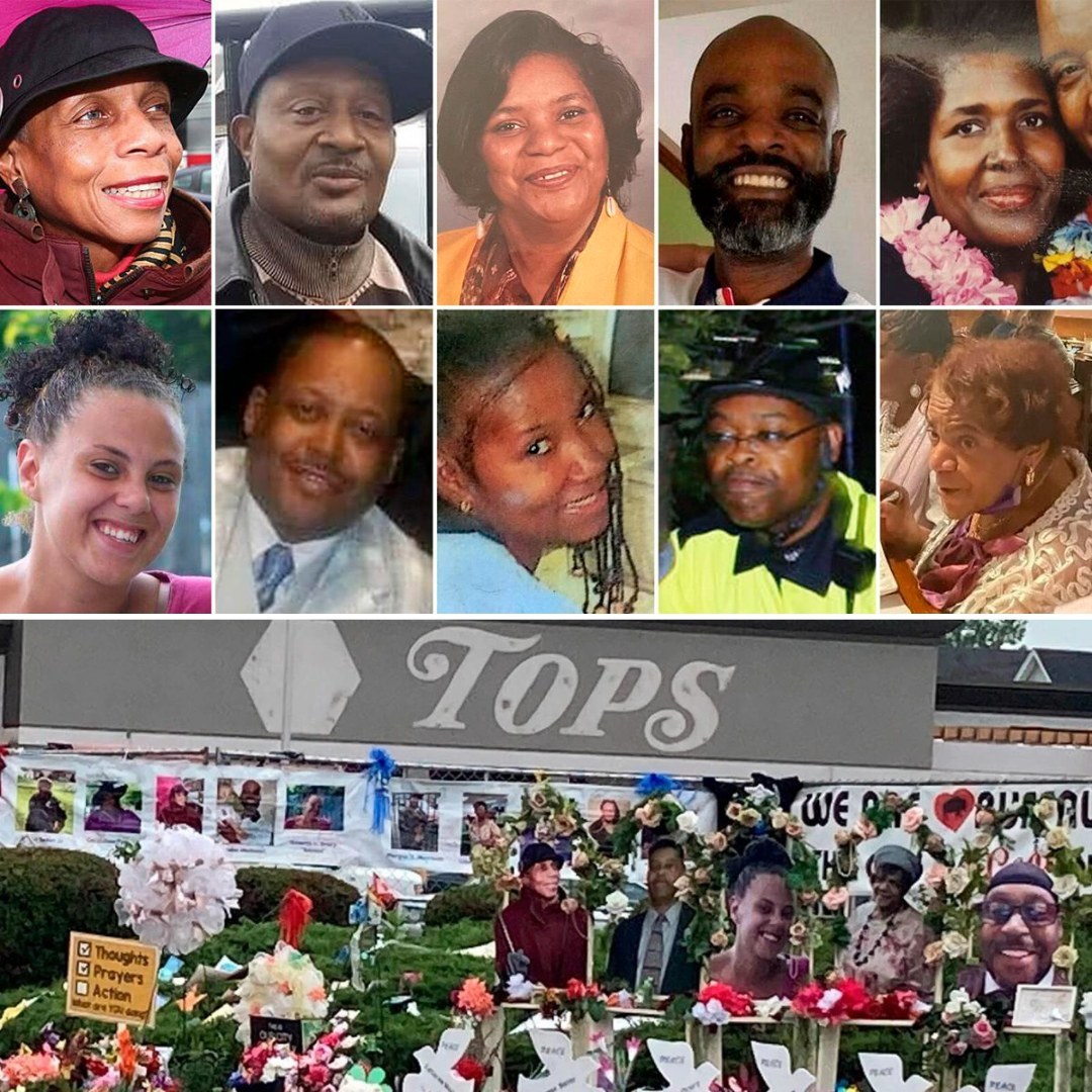 On this day in 2022 the shooting at Tops supermarket in Buffalo, New York occurred. We hold the entire community in our hearts. #Remembrance #EndGunViolence #HonorWithAction