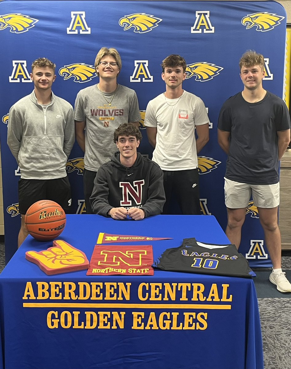 Aberdeen Central Boys Basketball (@aceaglesbb) on Twitter photo Congrats to Parker Lemer on his commitment to continue his education and basketball career at <a href="/nsuwolves_mbb/">Northern State Men’s Basketball</a> Congrats to Parker Lemer on his commitment to continue his education and basketball career at <a href="/nsuwolves_mbb/">Northern State Men’s Basketball</a>