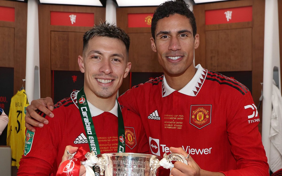 the centerback pairing of raphael varane and lisandro martinez will be one for the books

#mufc
