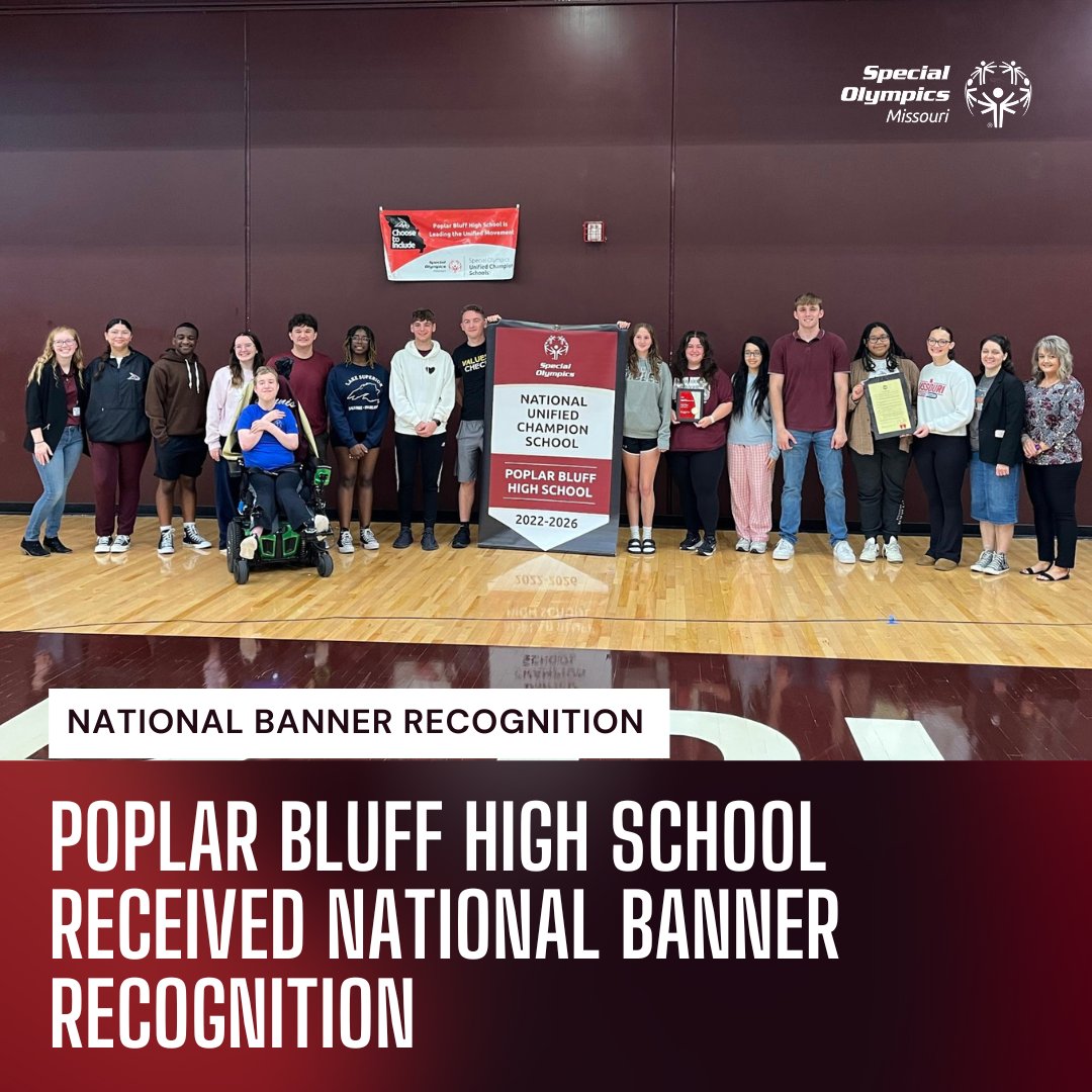 🎉 Join the celebration! Congrats to Poplar Bluff High School for earning National Banner Recognition from SOMO! 🏅 Thanks for championing inclusion and excellence! Read more about their inspiring journey: somo.org/poplar-buff-na…