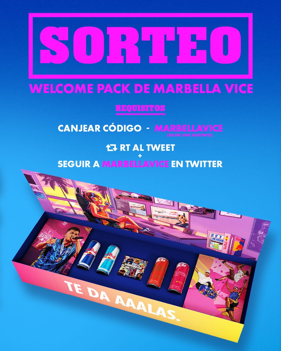 🎉 ¡SORTEO EXPRESS! 🎁 No te pierdas la oportunidad de ganar el famoso Welcome Pack de Marbella Vice. Participar es fácil:
1⃣Canjea el código* MARBELLAVICE aquí 👉acortar.link/Movistarplus
2⃣Sigue a @marbellavice en Twitter 🕵️‍♂️
3⃣RT este tweet 🔁

¡Tienes hasta el jueves 16 de mayo