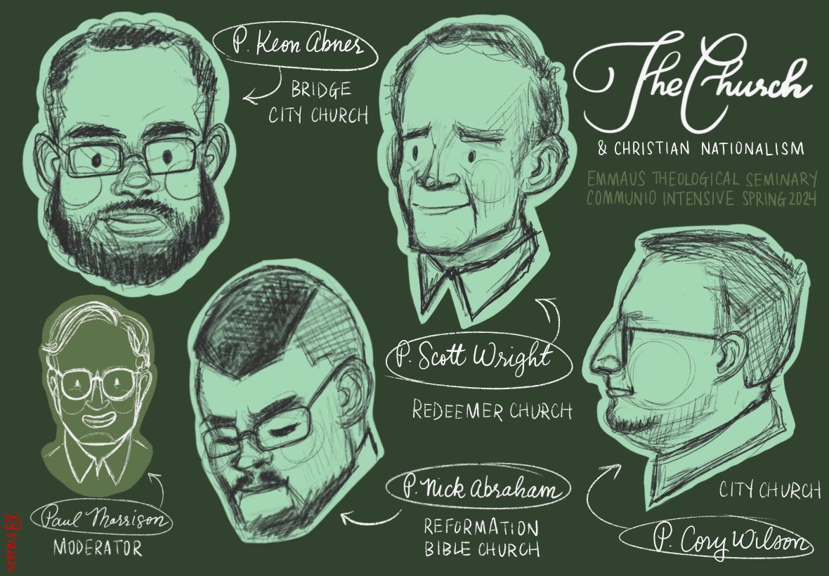 EmmausSeminary's tweet photo. Spring 2024 is in the books! Thanks to all who participated in our Communio Intensive. Here are some pictures from the weekend, plus a sketch of our panel by Sharon Liu!
#EmmausSeminary
#Communio
#EcclesialTheology https://t.co/OqZTnRxBrr