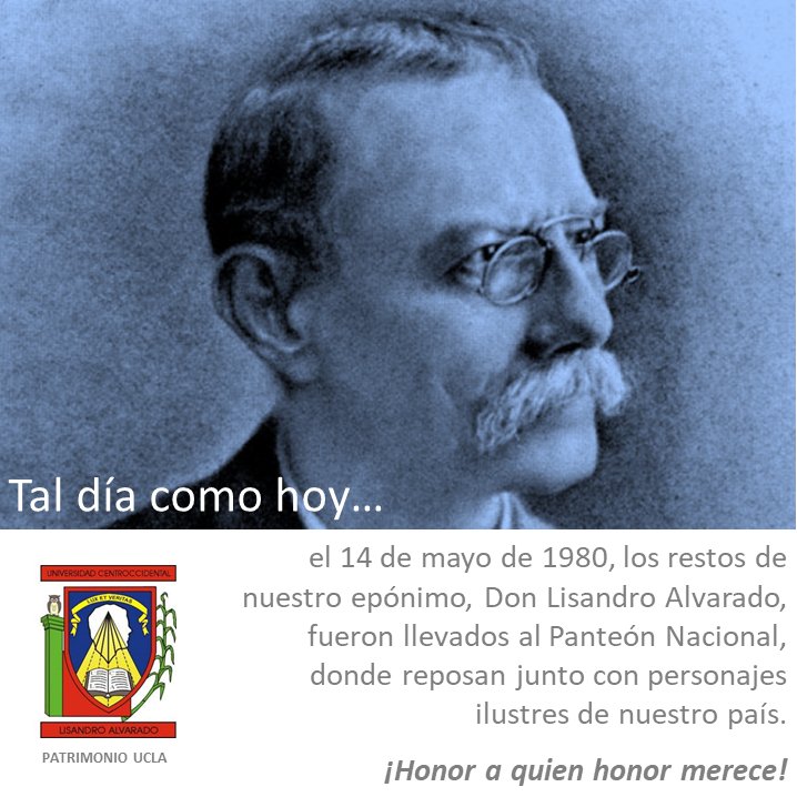 El 14 de mayo de 1980, los restos de Anibal Lisandro Alvarado Marchena, conocido como Don Lisandro Alvarado, médico, naturista, etnólogo, historiador y lingüista venezolano, epónimo de la Universidad Centroccidental del país desde 1979, fueron llevados al Panteón Nacional.
#Honor