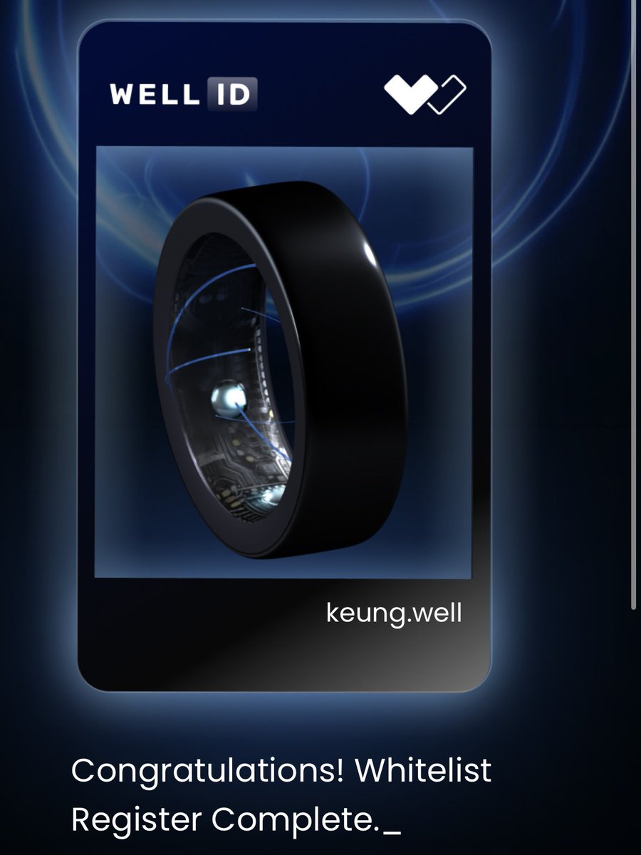 I just reserved my Ordinal Ring. 💍@well3official @keung

well.eco/ring
