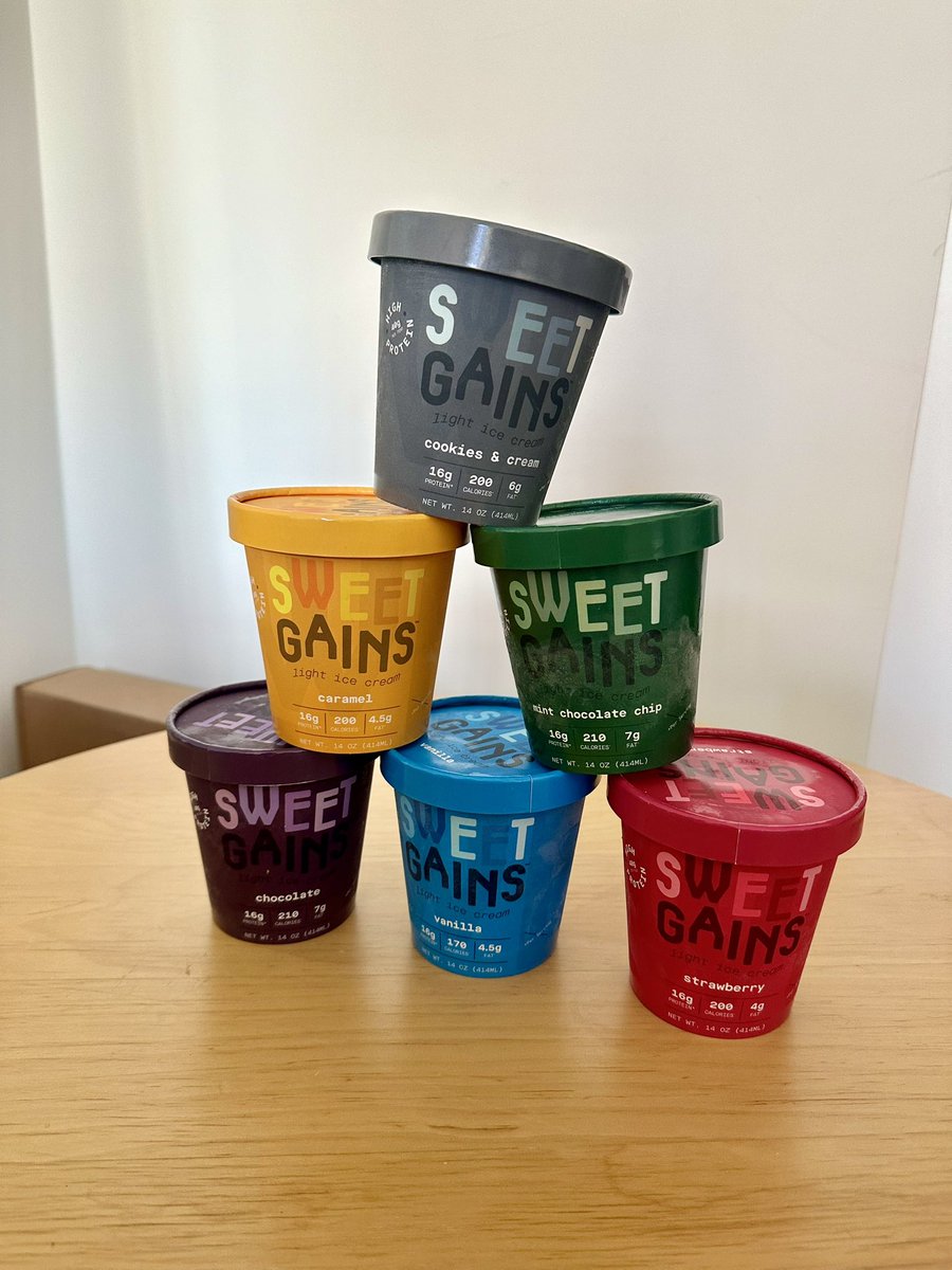 as someone who has ice cream *quite* often, I can objectively say this is the best better-for-you ice cream I’ve ever had in terms of taste &amp; texture. ~500 calories / ~40g protein per pint

if in NY, NJ, Philly areas, highly recommend trying! eatsweetgains.com