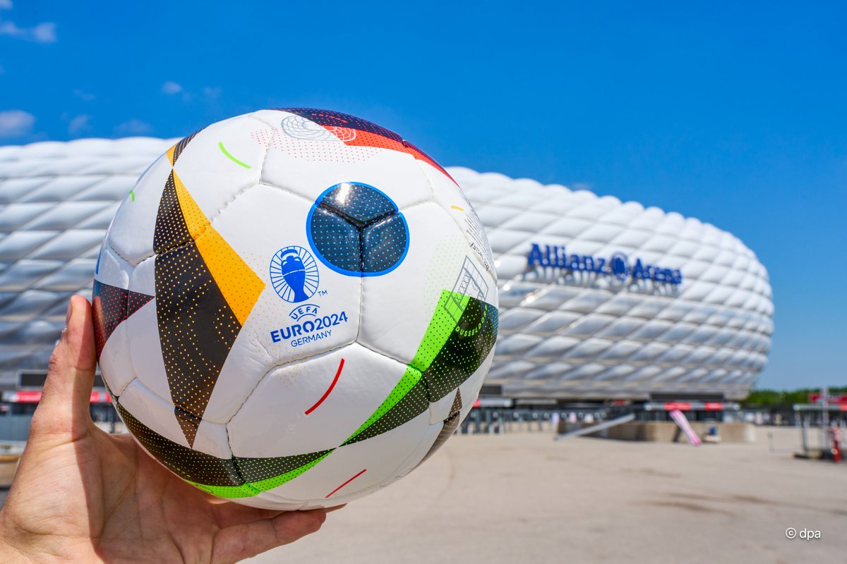 We're gearing up for @EURO2024, which kicks off 6/14 in Munich. 24 teams will compete across 10 German cities. Germany will face Scotland, Hungary and Switzerland in the preliminaries. Having won 3 times before, we of course aim for victory again. Will you be watching? #euro2024