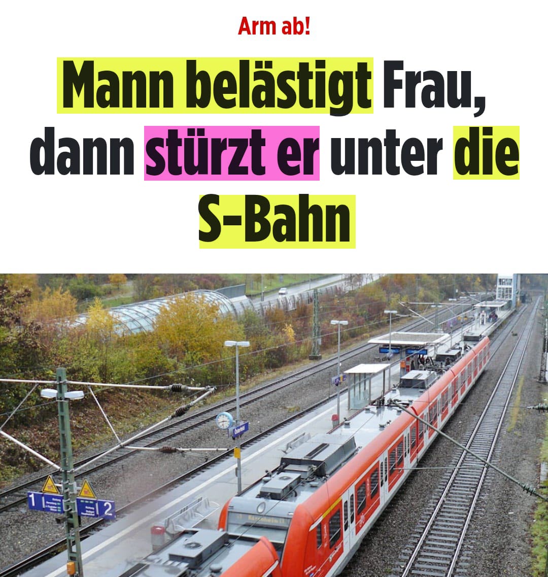 Ich fordere umgehende Ermittlungen gegen den S-Bahn-Führer wegen möglicher Fremdenfeindlichkeit!