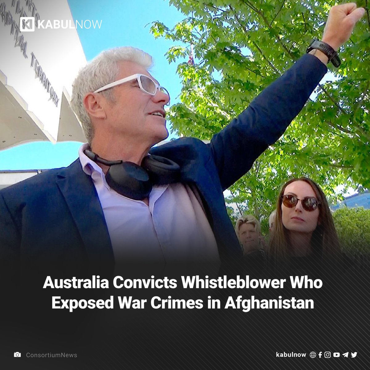 Australian courts have convicted David McBride, the former army lawyer, with ‘stealing’ and ‘leaking’ classified information. Read more: kabulnow.com/2024/05/35696/