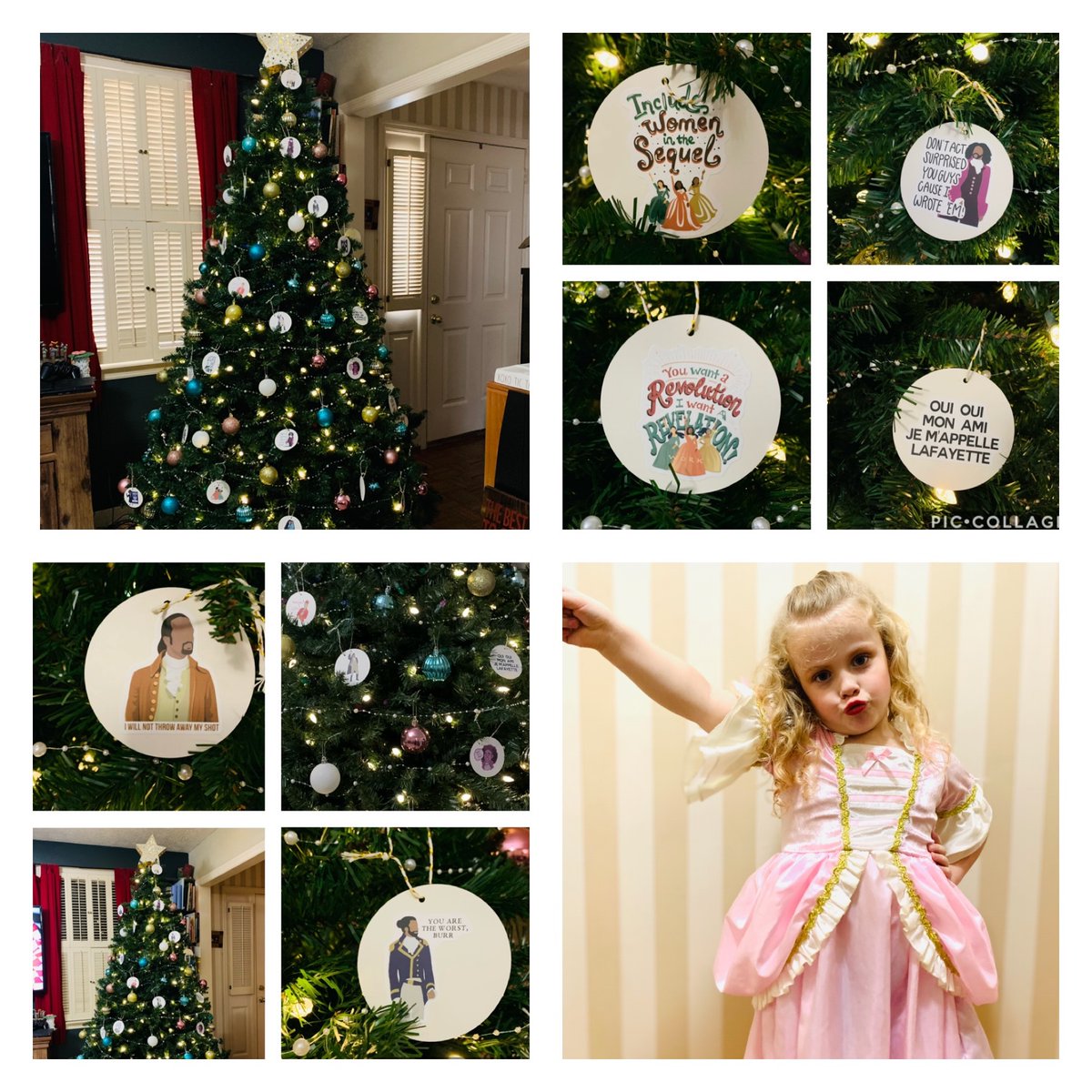 @HamiltonMusical Our #Hamilkids quote Hamilton on a daily basis & INSISTED we have a #Hamiltree at Christmas!