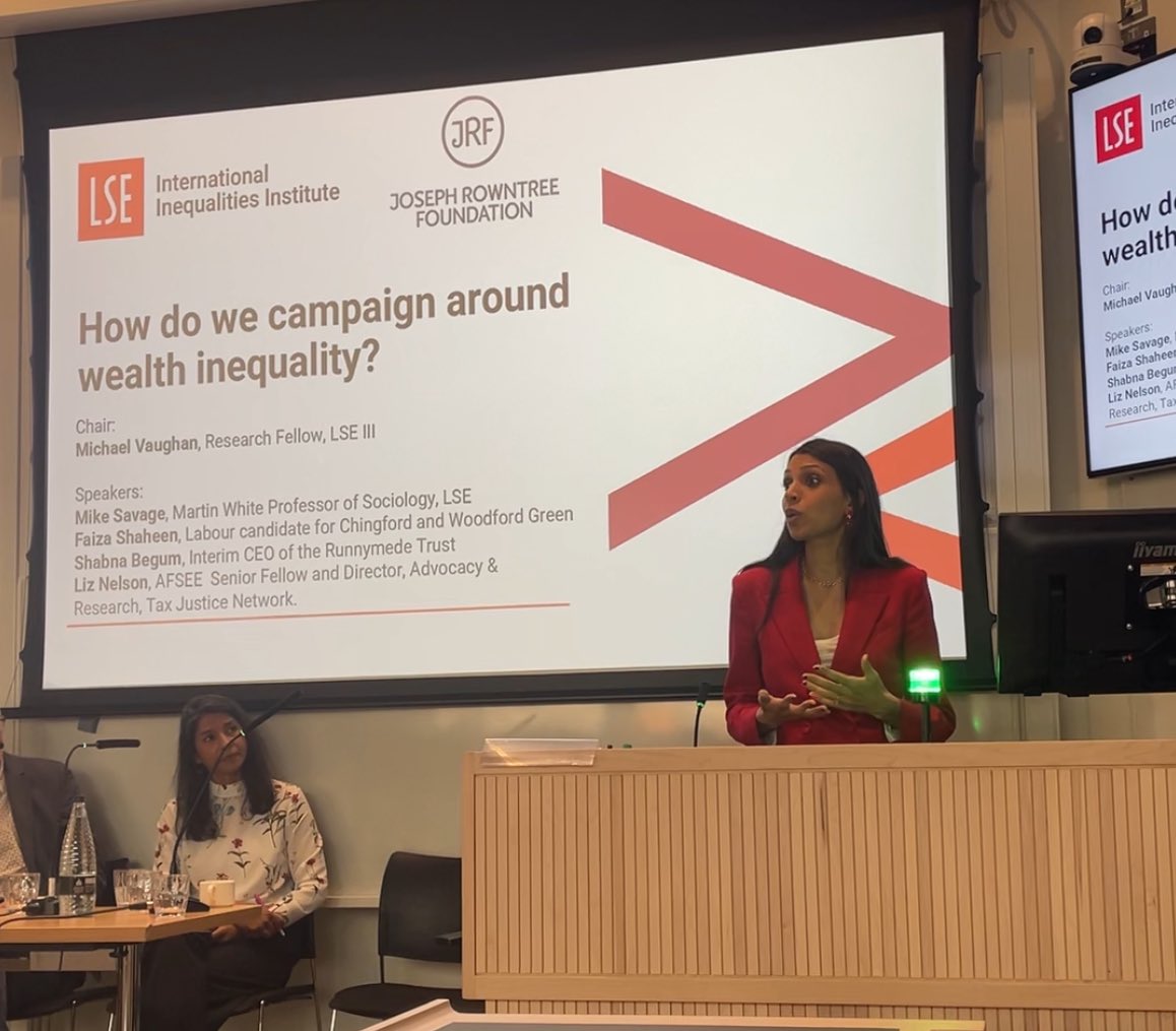 Great to be back speaking at events after a short break with my newborn, many thanks for hosting @LSEInequalities and for inviting me @MikeSav47032563 Such an important topic where the politics is way behind the research