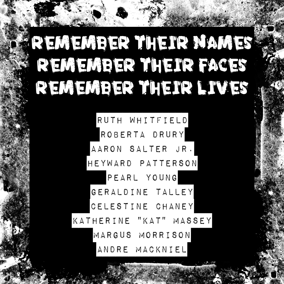 Today we remember the lives lost in Buffalo.

A senseless act of gun violence brought forth by racism ended the lives of shoppers going about their daily routine. 

Remember their names!
Remember their faces!
Remember their lives!

#FuckRacism
#FuckGunviolence