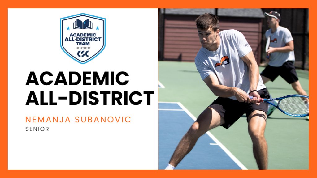 Congratulations to @TusculumTennis Nemanja Subanovic for being named to the @CollSportsComm Academic All-District Team #PioneerUP #WeArePioneers Full Story: tusculumpioneers.com/sports/mten/20…