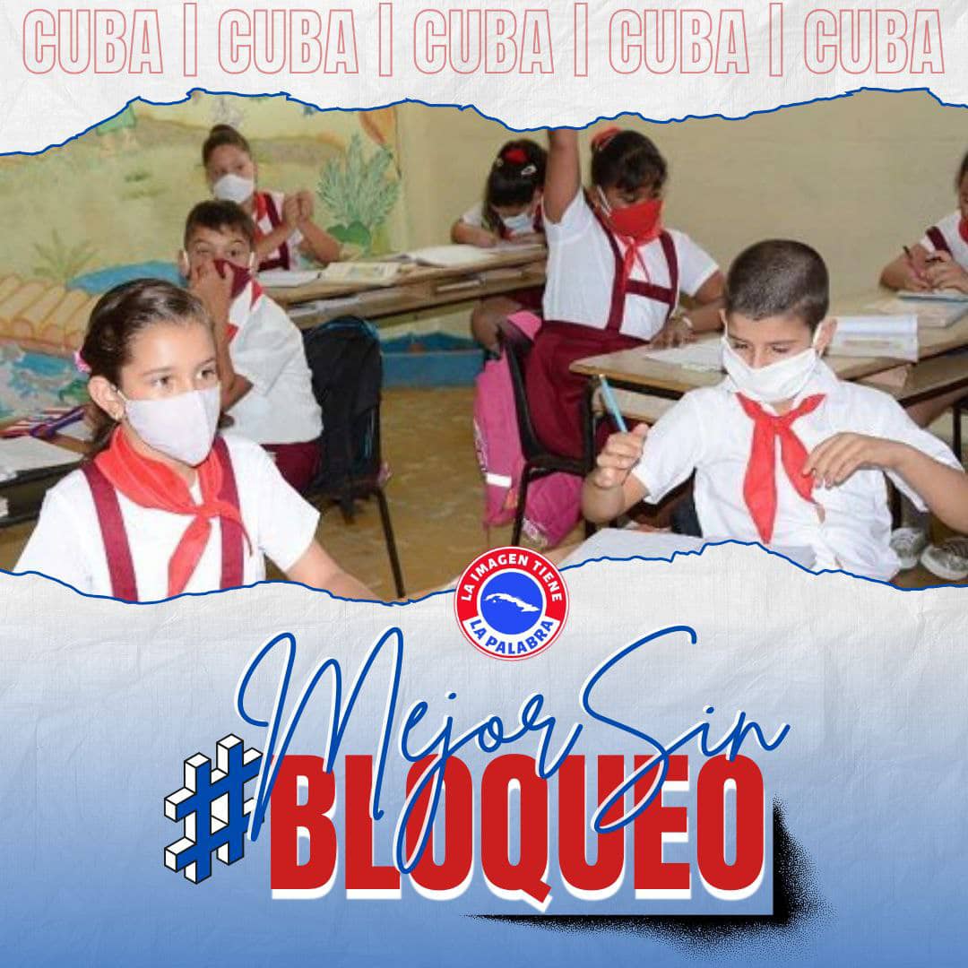 #MejorSinBloqueo. El bloqueo afecta la calidad en la prestación de los servicios educativos. #EducaciónMediaLuna #FidelCastro #GenteQueInspira #UnidosXCuba #EducaciónGranma #LaPremisaEsHacer