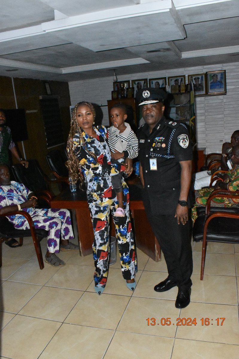 PRESS RELEASE EDO STATE POLICE COMMAND HANDS OVER CHILD IN VIRAL INAPPROPRIATE CONTENTS TO EDO GBV COMMISSIONER Following the disturbing incident involving the viral dissemination of inappropriate pictures depicting a 4-year-old girl under the Instagram handle