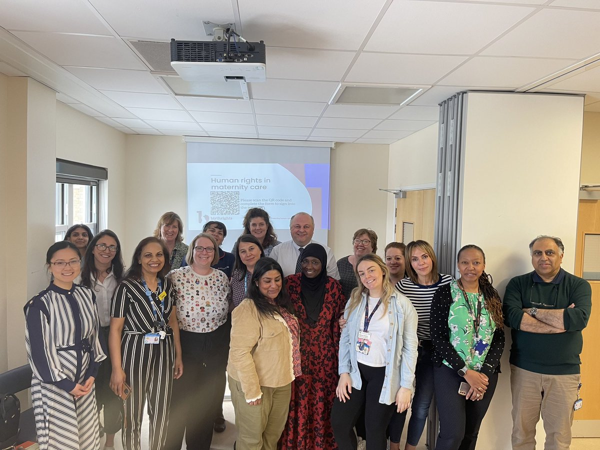 Thank you @birthrightsorg for attending @RoyalFreeNHS to deliver an amazing workshop for our Senior Midwives & Drs - on human rights within Maternity & how we can best support women/birthing people’s choices. An insightful & extremely informative day ✨