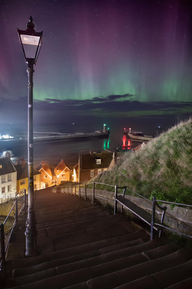 Whitby at night, by Denise Bartlett. bartlettphotography.co.uk