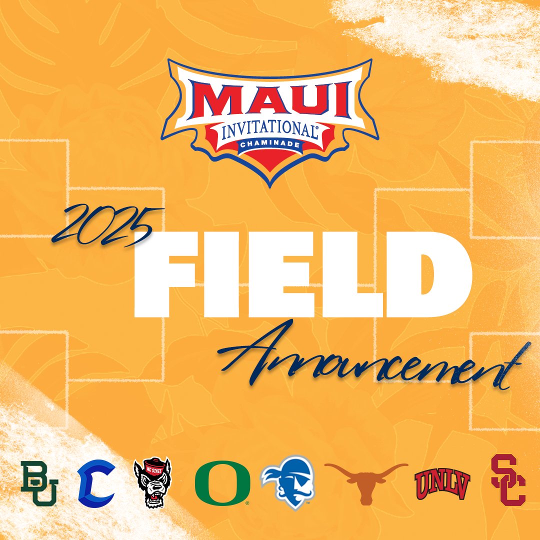 We interrupt our regularly scheduled golf programming to talk... college hoops. Today, our KemperSports LIVE team unveiled the field for the 2025 @MauiInv to be played at the historic Lahaina Civic Center Nov. 24-26, 2025. Meet the 2025 field: bit.ly/3QJNlS2