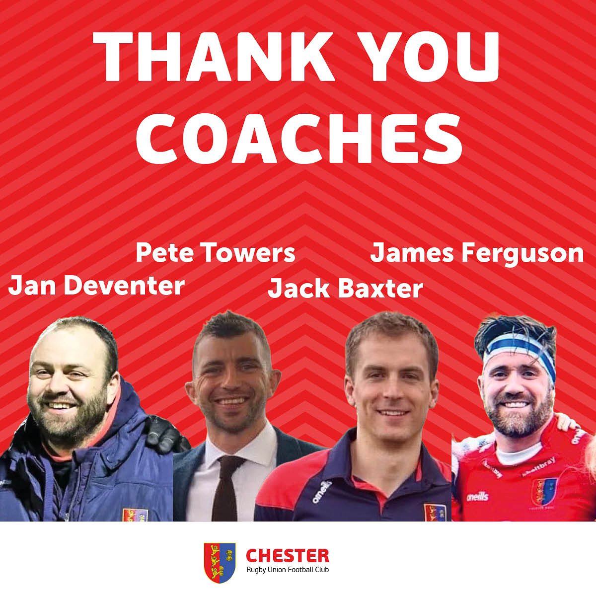 A massive thank you to these chaps for everything they’ve done for our club #upthechess