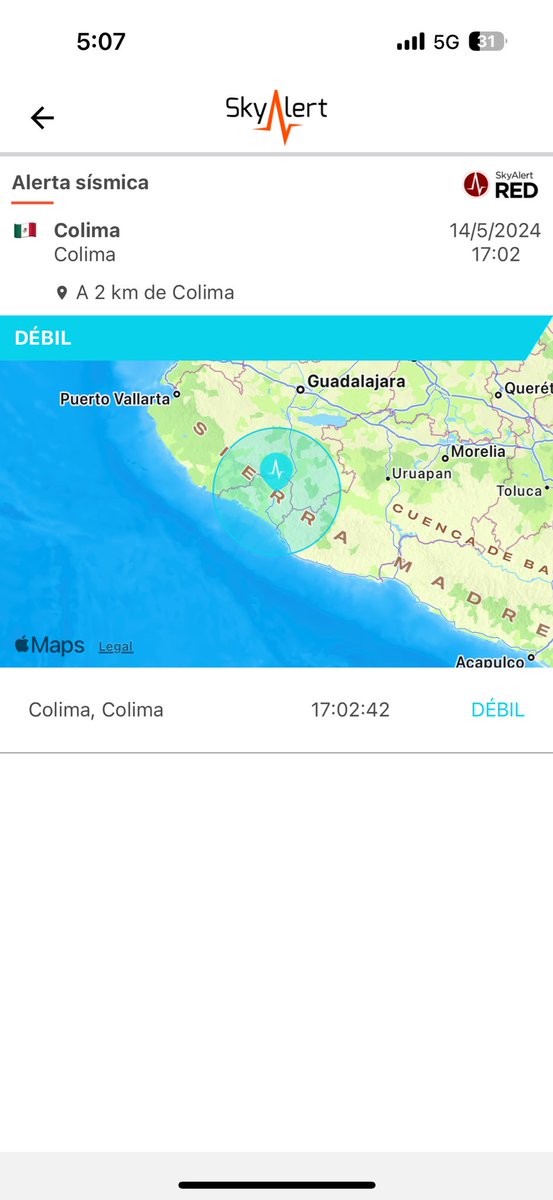 #Sismo en Colima