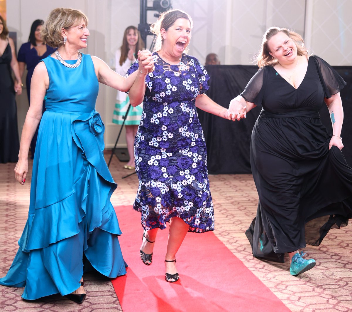 When we walk together, we Ovarcome Together 🩵 . Our most favorite tradition of OVARE: Ovations Night, The HONOR WALK with the Ovarcomer and her Physician was a spectacular display of HOPE, JOY and CELEBRATIONS! 🎉 🎊 Congratulations to our 2024 Honorees! 👏🎉🎉🎉