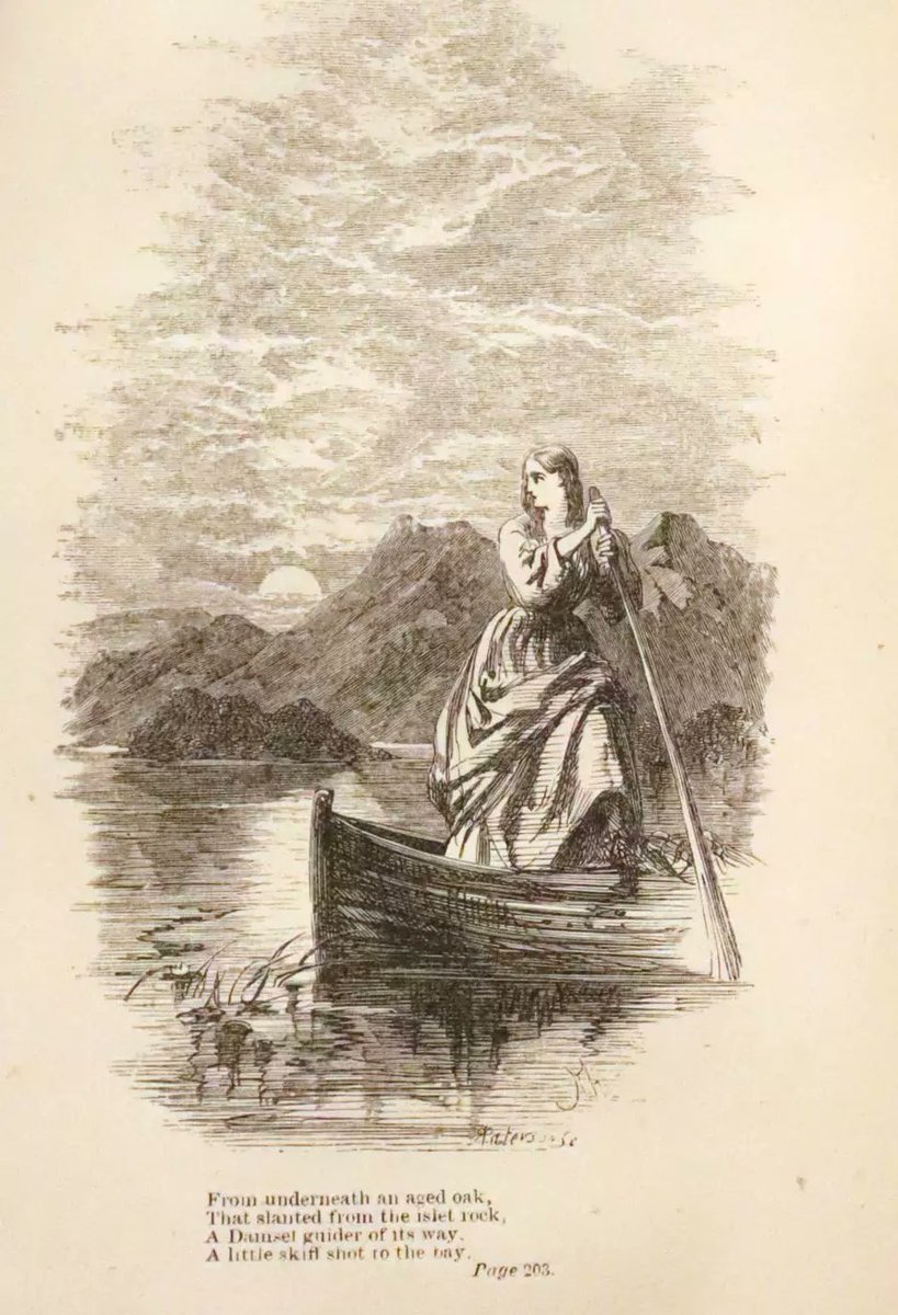 Experience the timeless beauty of 'Lady of the Lake' by Walter Scott. mflibra.com/products/1861-… This 1861 first edition, with Keeley Halswelle's enchanting illustrations, captures the essence of Scottish romance and adventure.  #BookWithASoul #MFLIBRA #OwnAPieceOfHistory