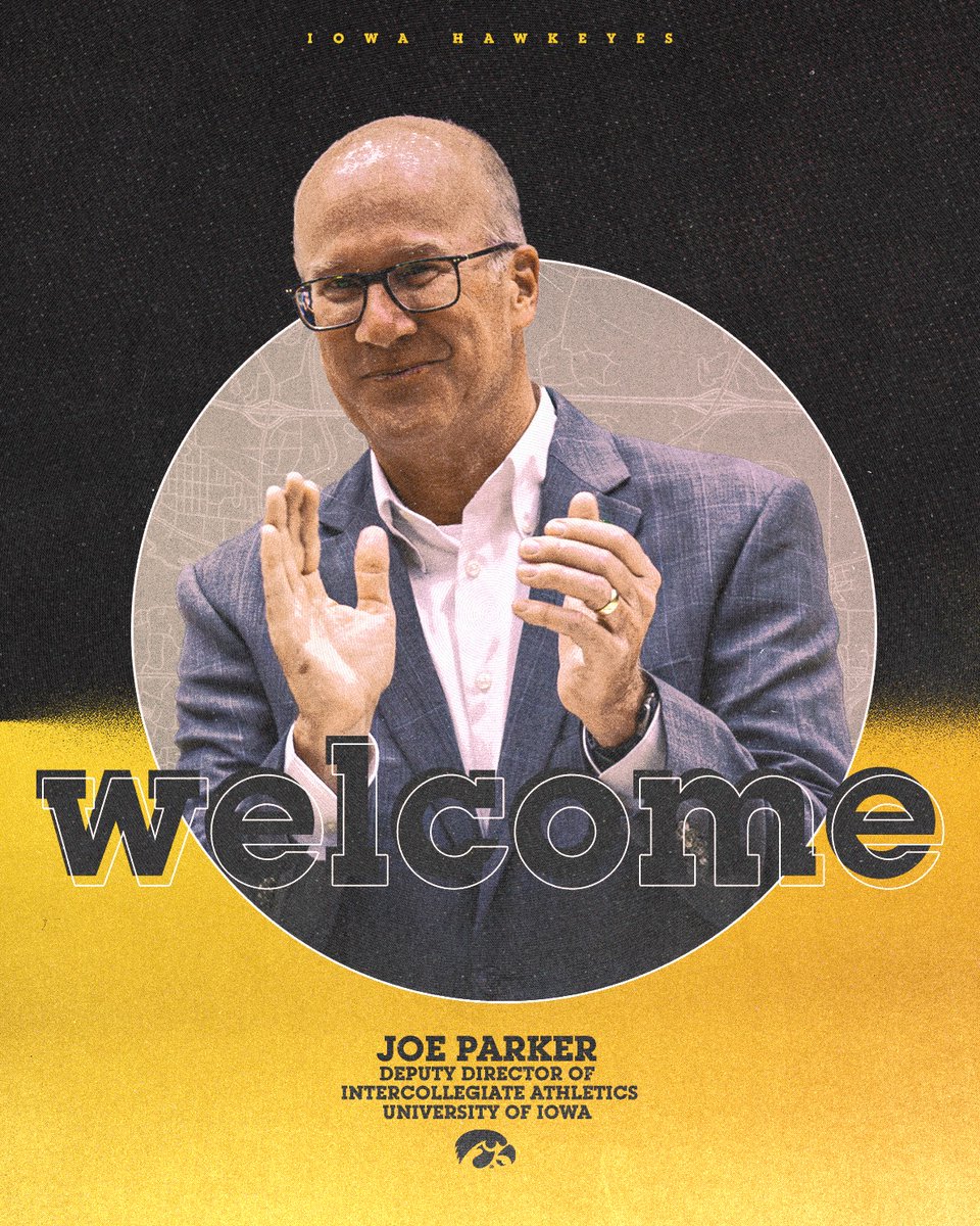 Welcome to the Hawkeye family 👏

Joe Parker, Deputy Director of Athletics. 

🔗 spr.ly/6013dGTWb

#Hawkeyes