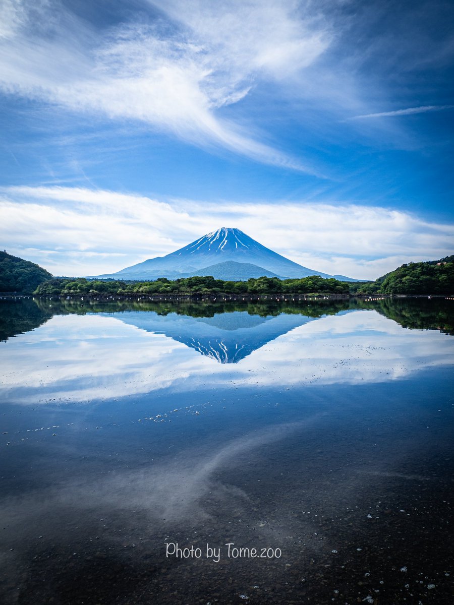 おはようございます。今日は少し余裕があったので精進湖を回って出勤。綺麗な逆さ富士が見れました。

#富士山 #逆さ富士 #リフレクション