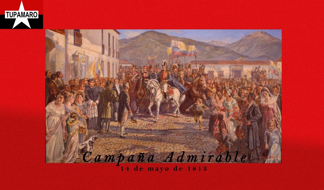 🔴⚫️ Hace 211 años inició la Campaña Admirable, una gesta de independencia liderada por Simón Bolívar, la misma que hoy encabezamos nosotros los Patriotas Rebeldes, desde cada región, uniendo esfuerzos para preservar la Patria Libre: ¡Nuestra Patria! #VenezuelaVaPaArriba