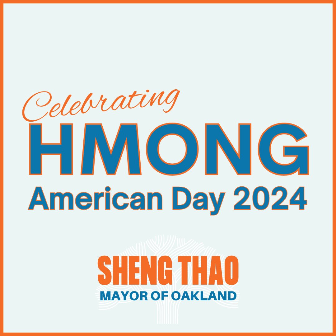 Today is Hmong American Day and a day where we reflect upon the struggles and sacrifices of the Hmong community and our perseverance and strength. Fleeing genocide and violence, we came to the US to seek a better life in peace and prosperity and I am so grateful to my parents and