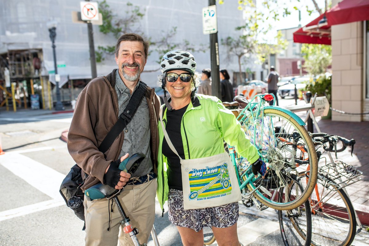 We’re so excited to celebrate 30 years of Biking in the Bay Area this #BikeMonth! 

We hope you join the movement of people pledging to ride during #BikeToWhereverDay: buff.ly/3US0St6 

Thank you to our sponsor @waymo for making #BikeToWhereverDay possible and great!