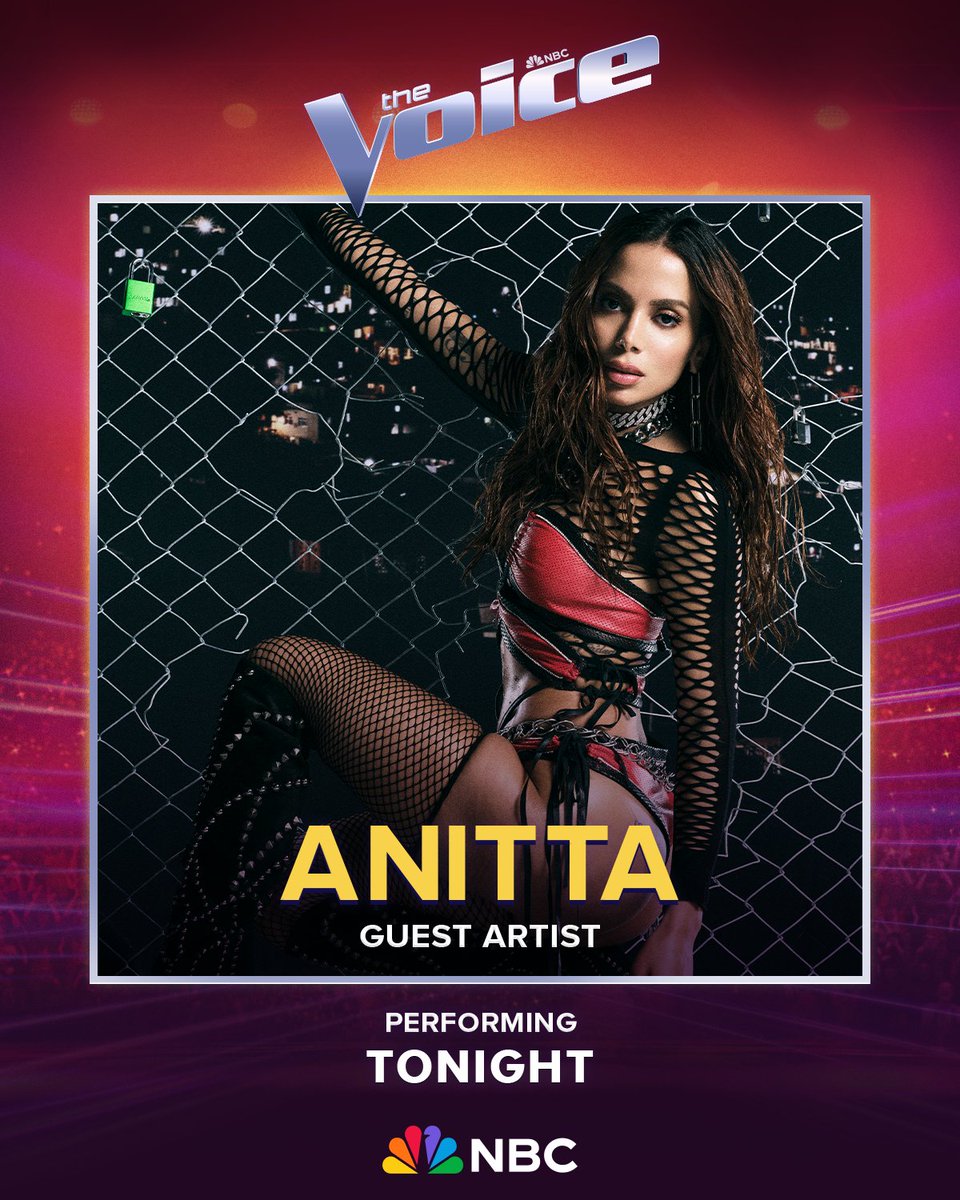 who else is STOKED for @Anitta's guest performance on #TheVoice tonight?!! 🥁🔥