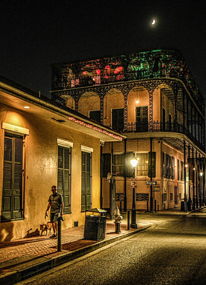 Night walk, Dauphine street, New Orleans