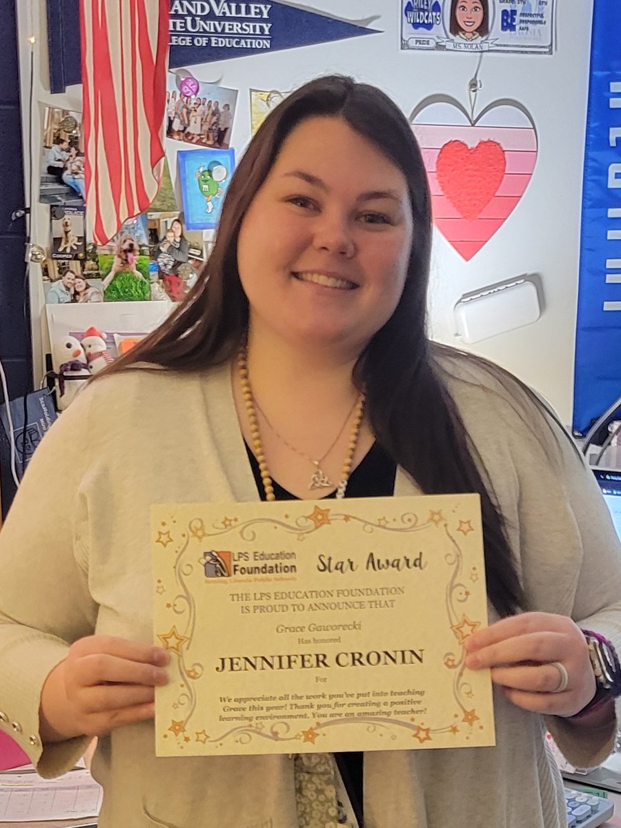 LPS Education Foundation (@lps_foundation) on Twitter photo The LPS Education Foundation is proud to announce that Jennifer Cronin from Riley Upper Elementary School has been honored with another Star Award!
For information on Star Awards, please visit: lpsfoundation.org
#LivoniaPride <a href="/LivoniaDistrict/">Livonia Schools</a> <a href="/Riley_Wildcats/">Riley Upper El</a> The LPS Education Foundation is proud to announce that Jennifer Cronin from Riley Upper Elementary School has been honored with another Star Award!
For information on Star Awards, please visit: lpsfoundation.org
#LivoniaPride <a href="/LivoniaDistrict/">Livonia Schools</a> <a href="/Riley_Wildcats/">Riley Upper El</a>