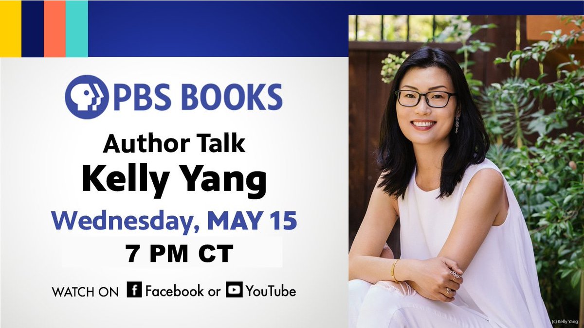 Join @pbsbooks AuthorTalk for an update from bestselling author, @kellyyanghk. Kelly has released 7 new titles for her middle-grade readers, including 2 additions to her series The Front Desk. Join tonight at 7pm CT on PBS Books Facebook or YouTube. facebook.com/events/1174309…