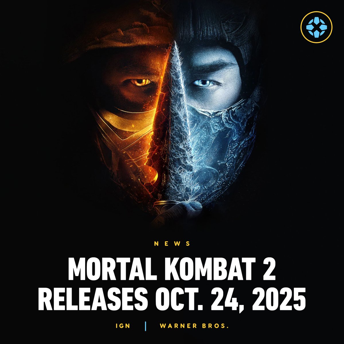 GET OVER HERE! 🔥 

Warner Bros. dates Mortal Kombat 2 for an IMAX release on Oct. 24, 2025.