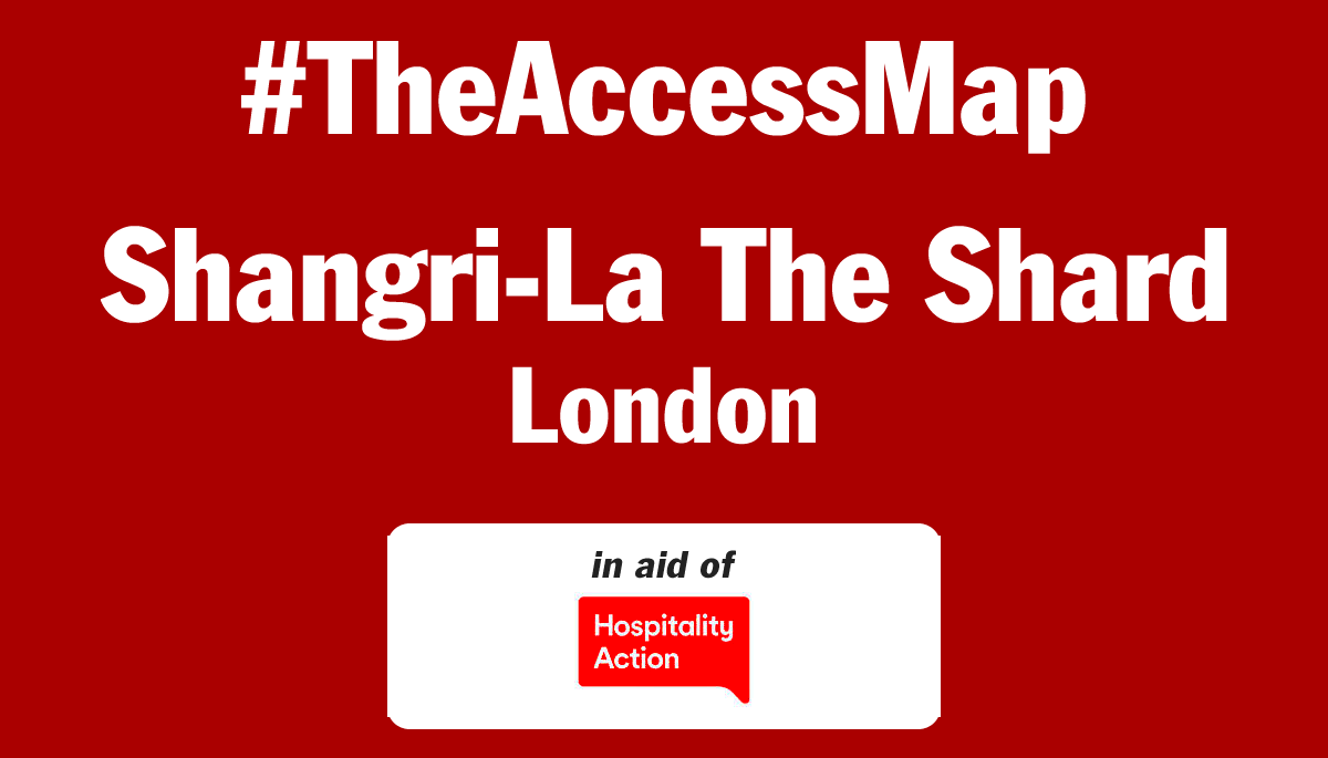 #WIN a £20 Amazon voucher:
 
✅ Follow <a href="/HospAction/">Hospitality Action</a> ❤️
✅ Retweet this
✅ Reply #TheAccessMap and tag a friend

Shangri-La The Shard, London #competition sponsored by <a href="/dotscotregistry/">dotScot Registry</a>