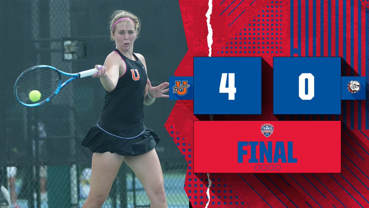 🎾FINAL

No. 12 @UnionBulldogs took care of business in their #NAIAWTennis first-round match, defeating No. 21 McPherson (Kan.) 4-0.

Laia Garriga Oms was dominant at No. 5 singles for Union as she won 6-1, 6-0

Union plays No. 5 Middle Georgia State tomorrow at 2 pm ET

#AACWTEN