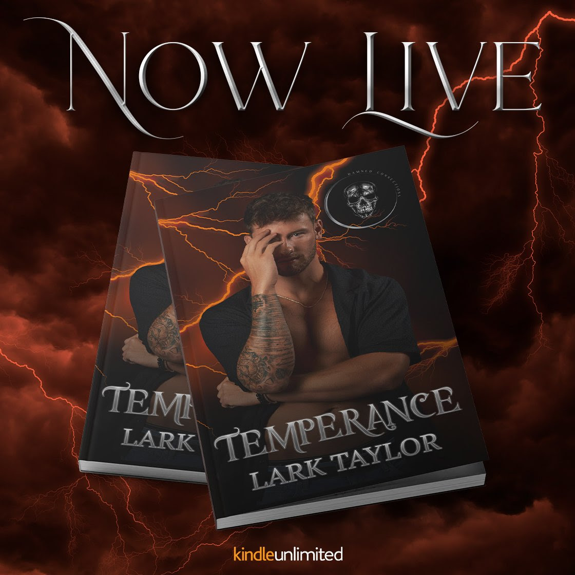 Temperance by Lark Taylor is #NowLive! Grab your copy today!

#OneClick: geni.us/tlkevents

#MMRomance #FireMageandVampire #Spicy #FoundFamily #ChosenMates @Chaotic_Creativ