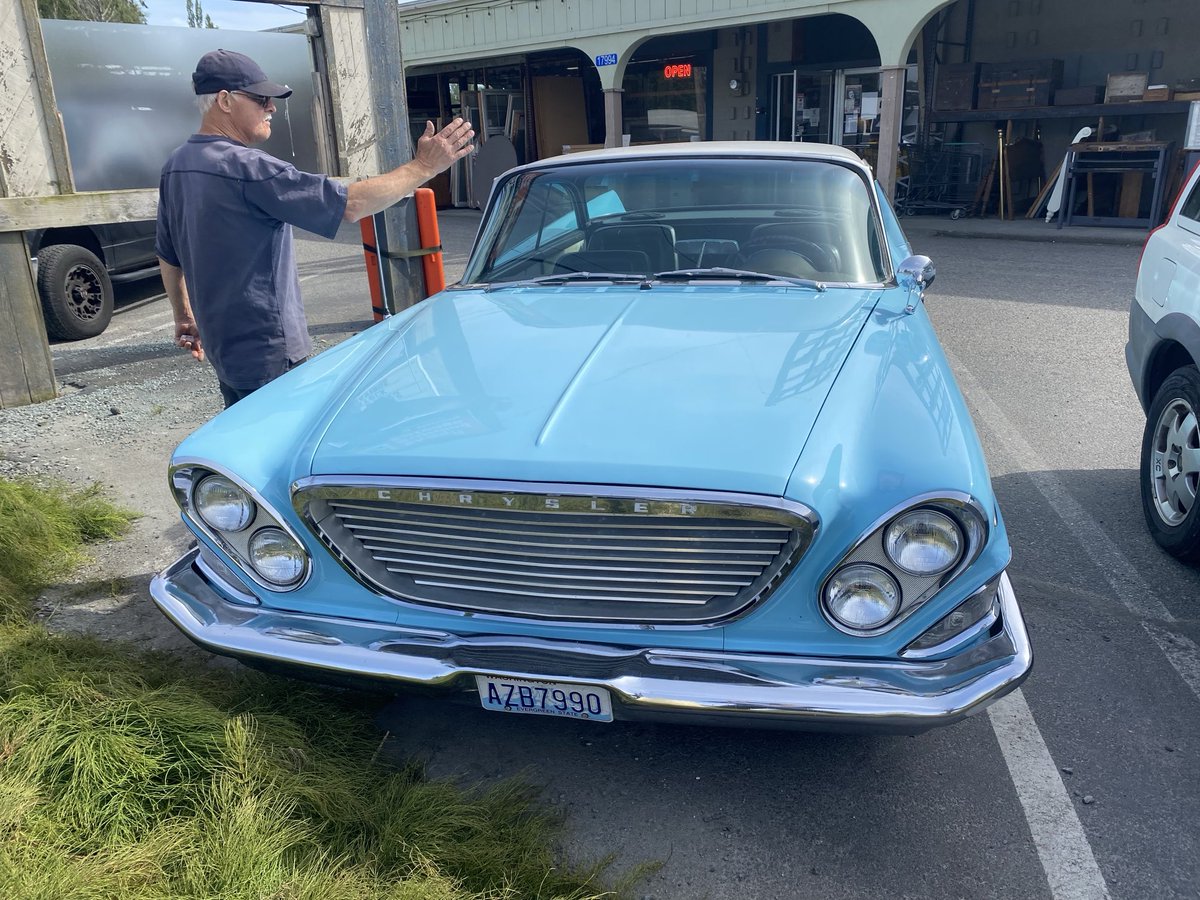 This older man just came into the salvage yard and gave me a tour of his car: