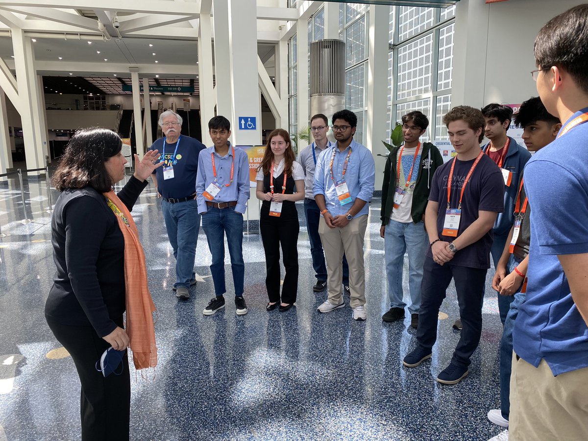 Maya Ajmera (@mayaajmera) on Twitter photo Always a pleasure to talk with the North Carolina delegation as well as students from my alma mater <a href="/NCSSM/">North Carolina School of Science & Mathematics</a> ! #RegeneronISEF Always a pleasure to talk with the North Carolina delegation as well as students from my alma mater <a href="/NCSSM/">North Carolina School of Science & Mathematics</a> ! #RegeneronISEF
