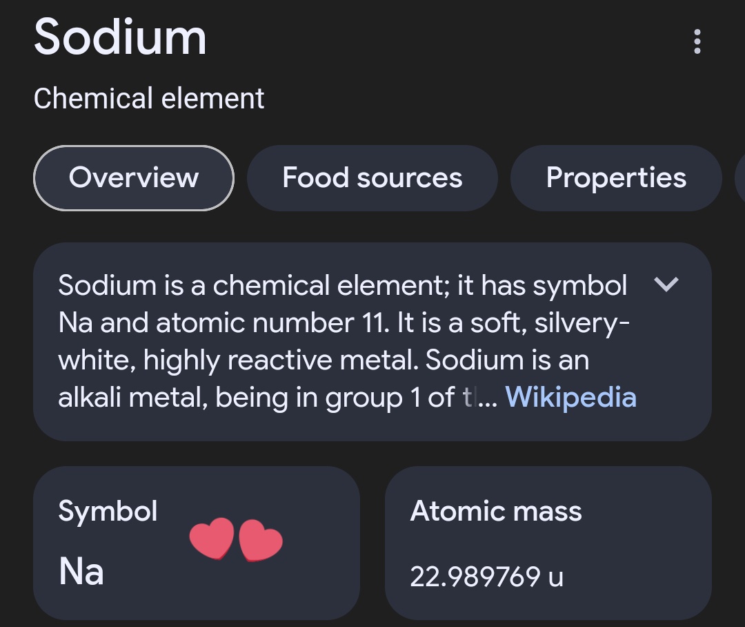 a chemical element being named after her is actually insane