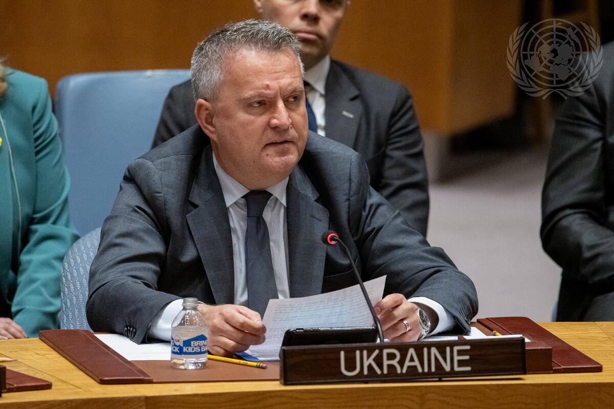 'The Peace Formula must work for everyone, and it is a common interest of a strategic nature for us all to show unity of purpose at the Summit on Peace in 🇺🇦.' - Permanent Representative of Ukraine to the UN @SergiyKyslytsya ➡️un.mfa.gov.ua/news/statement… Credit UN Photo/Manuel Elías