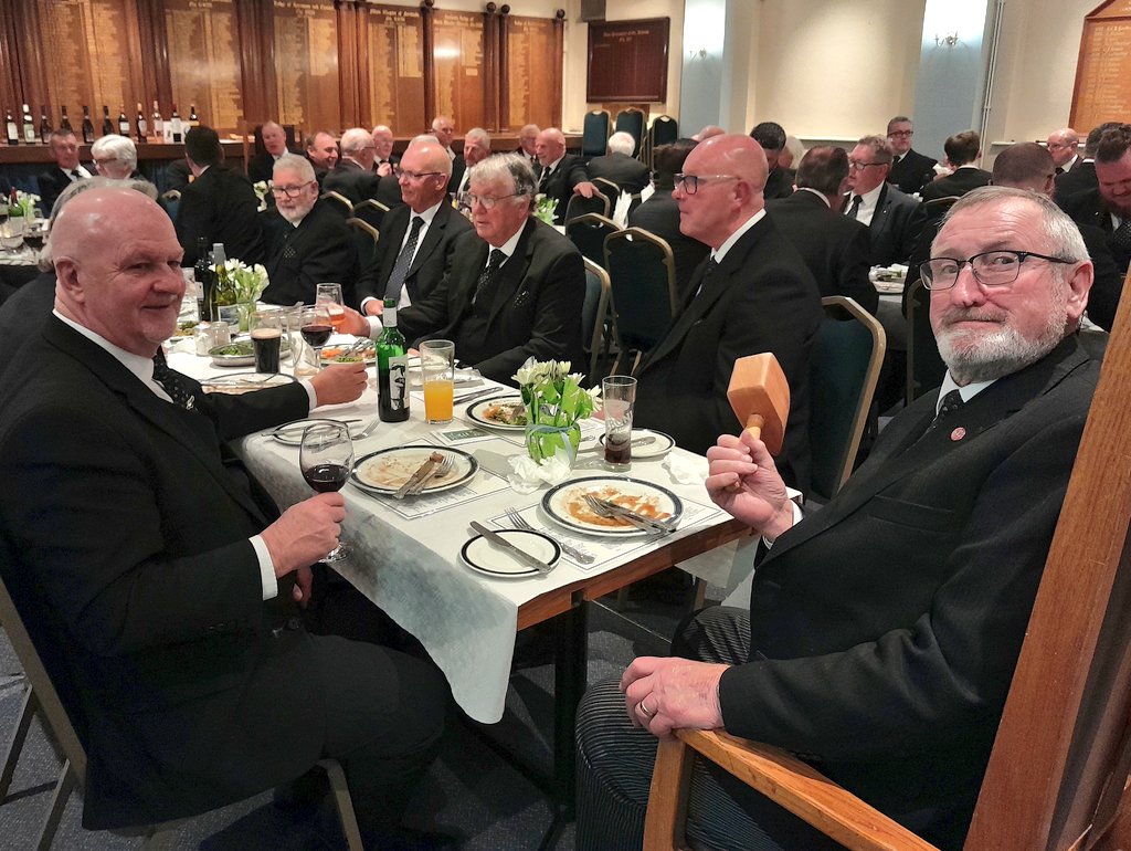 40 visitors supported the Installation Ceremony of WM Chris Kitson today from <a href="/Sincerity7658/">Lodge of Sincerity 7658 -Universities Scheme Lodge</a> <a href="/Fidelity6943/">Lodge of Fidelity 6943</a> <a href="/Seafarers_9589/">Lodge of Seafarers 9589</a> <a href="/HambrookLodge/">Hambrook Lodge 8909</a> <a href="/priorylodge6913/">Priory Lodge Keynsham 6913</a> #Fortitude #Lydda <a href="/DownendLodge/">Downend Lodge</a> and more. The whole evening was great!
£50 was raised from the Alms and £285 from the raffle.