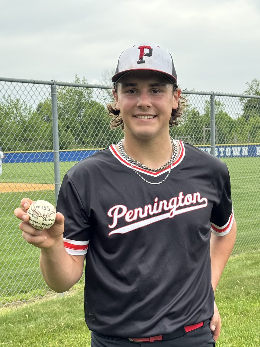 Varsity Baseball defeats Hightstown 1-0 this afternoon to even their record at 10-10 on the season. Bryce M. has now surpassed Fred Falchi 79’ as Pennington’s Career strike out leader with 158! Braydon B. had an RBI 1B after a Logan O. 2B to produce the Red Hawks only run.